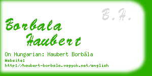 borbala haubert business card